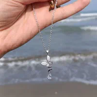 گردنبند جواهری پروانه