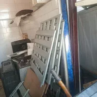 تخت تک نفره فلزی|تخت و سرویس خواب|یزد, |دیوار