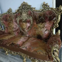 مبلمان تاج بلندسلطنتی راحتی شیک چوب راش زیرقیمت|مبلمان خانگی و میز عسلی|خرم‌آباد, |دیوار