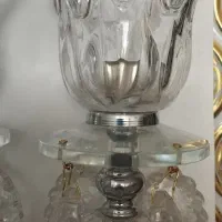 ست شمعدان کریستال طرح کلاسیک|صنایع دستی و سایر لوازم تزئینی|نیشابور, امام خمینی|دیوار