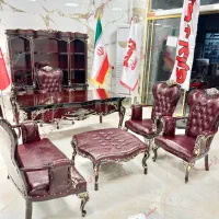 مبلمان سبز یشمی اداری صندلی چرخدار مدیریت میز|مبلمان اداری|تهران, آبشار|دیوار