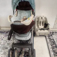 ست کالسکه، کریر و صندلی غذای بچه برند GRACO|اسباب و اثاث بچه|تهران, طرشت|دیوار