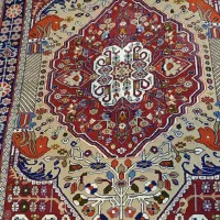 فرش دستباف کرک و ابریشم ۳.۵ متری