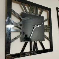 ساعت دیواری آیینه ای سه تایی