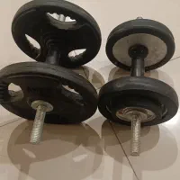 فروش دمبل دور لاستیک|تجهیزات ورزشی|گرگان, |دیوار