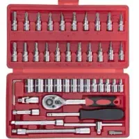 ست جعبه مینی بکس و پیچ گوشتی 46 پارچه 1/4