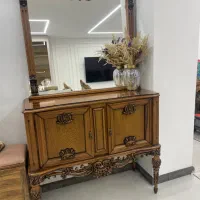 آینه کنسول چوبی کلاسیک درحدنو