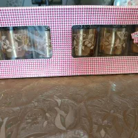 لیوان نوار طلایی کُره ای|ظروف سرو و پذیرایی|اصفهان, سرتاوه|دیوار