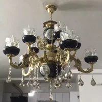 لوستر پنج شاخه دوبل