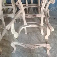 دو دستک مبل دسته چوبی اماده تحویل|مبلمان خانگی و میز عسلی|چهاردانگه (تهران), |دیوار