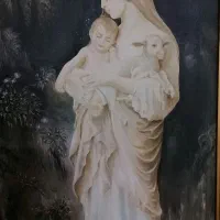 تابلو رنگ و روغن روی بوم|تابلو، نقاشی، عکس|قم, نوبهار|دیوار