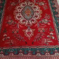 قالیچه دست بافت تبریز شرابی