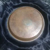 سینی قلم زنی شده مسی سنگین قدیمی|کلکسیون اشیاء عتیقه|تنکابن, |دیوار