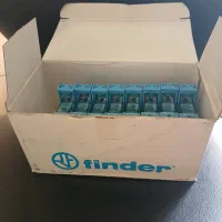رله PLC 4052 فیندر ۲۴V DC دو کنتاکت ۸ آمپر با سوکت