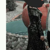 پیراهن مجلسی دنباله دار