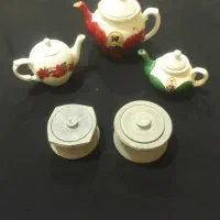 دیگ سنگی کوچیک.. قوری چینی