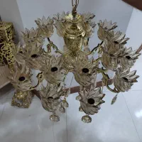 لوستر برنجی کاملا نو