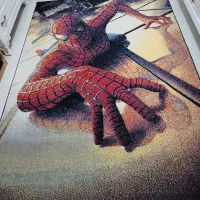 فرش برجسته مردعنکبوتی