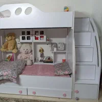 تخت خواب دوطبقه mdf سفارشی تا وزن ۱۰۰ کیلو
