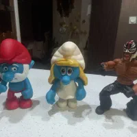 عروسکهااسمورف وگوشتی