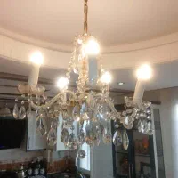لوستر کریستال چک ۵ شاخه