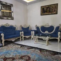 مبل ۷ نفره با جلومبلی(زیر قیمت)