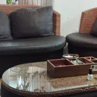 مبل راحتی حصیری ۷ نفره