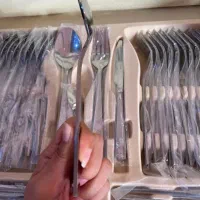 سرویس قاشق و چنگال ۲۴نفره ۱۲۸پارچه مدل مینیاتور