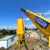 اجاره جرثقیل کفی 10 تن دکل بلند قیمت مناسب