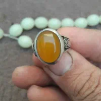 انگوشتر قدیمی نقره اصل|کلکسیون اشیاء عتیقه|قم, نخودی|دیوار