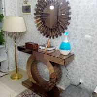 آینه کنسول و آباژور