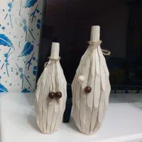 پایه گلدان حصیری وپاف|صنایع دستی و سایر لوازم تزئینی|ماهدشت, |دیوار