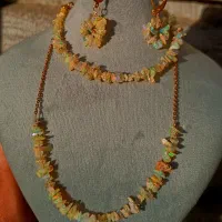 نیم ست جواهری از سنگ اوپال اتیوپی