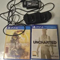 بازی PS4 و شارژر ارجینال دسته ps4