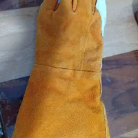 دستکش تمام چرم سیم دوز جوشکاری