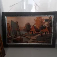 تابلو فرش درحد نو|تابلو فرش|قم, چهل درخت|دیوار