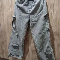 شلوار کارگو با کت کلا دو بار استفاده شده