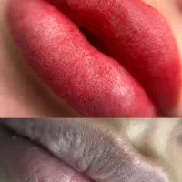 مدل شیدینگ لب  و خط چشم|خدمات آرایشگری و زیبایی|باقرشهر, |دیوار