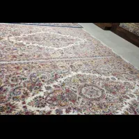 فرش دستباف جفت بهم چسبیده طرح خطیبی تبریز