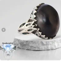 انگشتر عقیق دورنگ