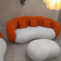 مبل ۷ نفره لوبیایی تدی محمد طاها تولیدی غفاری ۲۰۵|مبلمان خانگی و میز عسلی|تهران, اوقاف|دیوار