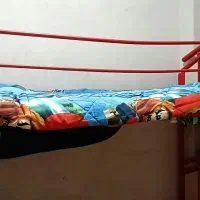 تخت دوطبقه کودک فلزی با نردبانو حفاظ|تخت و سرویس خواب|مشهد, امیریه|دیوار