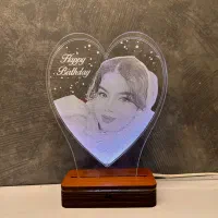 تندیس‌ نوری سفارشی کادو تولد|چراغ خواب و آباژور|شیراز, ارم|دیوار