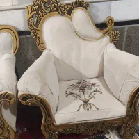 مبل هفت نفره و جلو مبلی سالم|مبلمان خانگی و میز عسلی|زاهدان, |دیوار