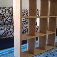 کتاب خانه وشلف چوبی