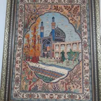 تابلوفرش دست استاد بافت