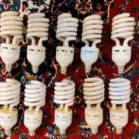 ده عدد لامپ رشته ای 40 وات