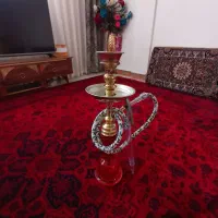 قلیان برنجی(نادر حاج اوقلی اصل  قدیم)