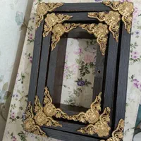 مجسمه سه تیکه طرح فرشته و قاب سه تیکه