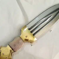 خنجر کلکسیونی آینه کاری شده|کلکسیون اشیاء عتیقه|شیراز, کوشک میدان|دیوار